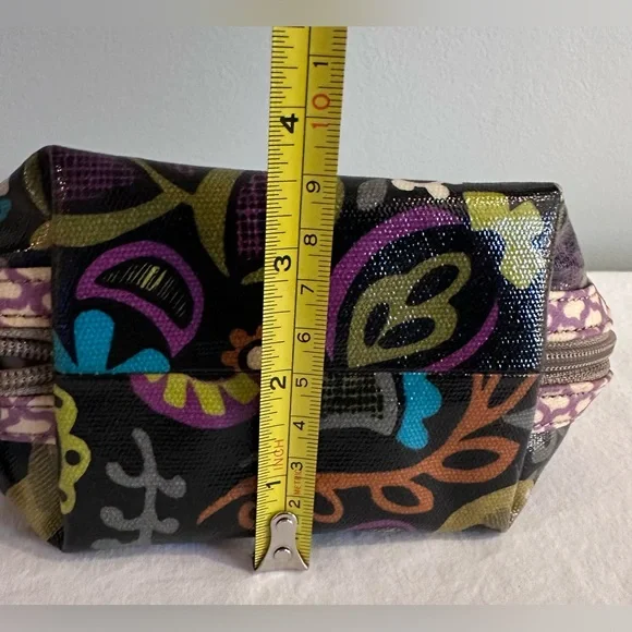 Fossil Keyper Dome Coated Canvas Pouch Retro Print - Picture 8 of 9